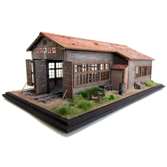 杉泽 2 线机车场 : Takumi Diorama Craft House - Painted Complete HO (1:87)