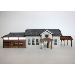 Kambara Railway Higashi Kamo Station Type Station Building : Takumi Diorama Craft House - Painted Complete HO (1:80)