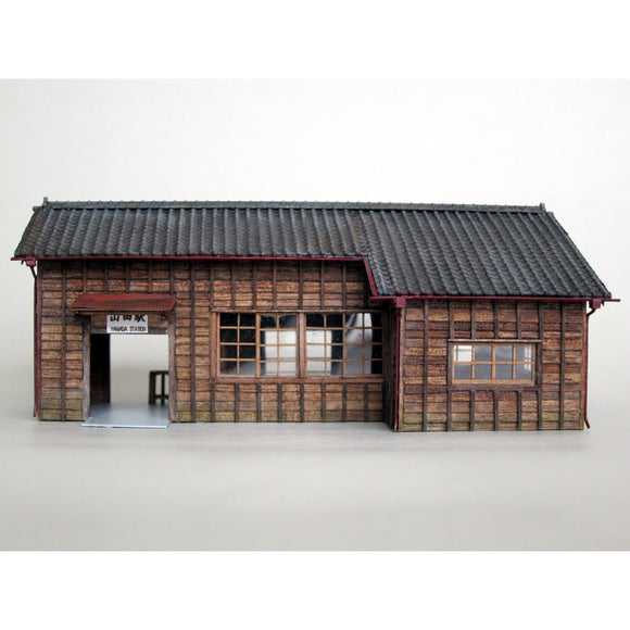 木制本地站系列P型“山田站”：Takumi Diorama Craft House成品HO（1:80）
