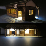 Wooden Local Station Series Type B [Ishibune Station] : Takumi Diorama Craft House Finished product set HO (1:80)