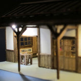 Wooden Local Station Series Type B [Ishibune Station] : Takumi Diorama Craft House Finished product set HO (1:80)