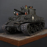 M4 (105)HVSS (Sherman Tank): Gentaro Asaki painted 1:16
