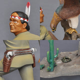 The Lone Ranger's Faithful Indian Companion! TONTO: Gentleman Asaki, painted, Non-scale.
