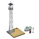 Three-legged fire lookout tower, blue roof: Toshio Ito, painted 1:87