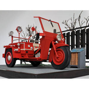 1952 Mizushima TM4E Auto Tricycle Fire Truck Specification: Yutaka Tamura painted 1:12
