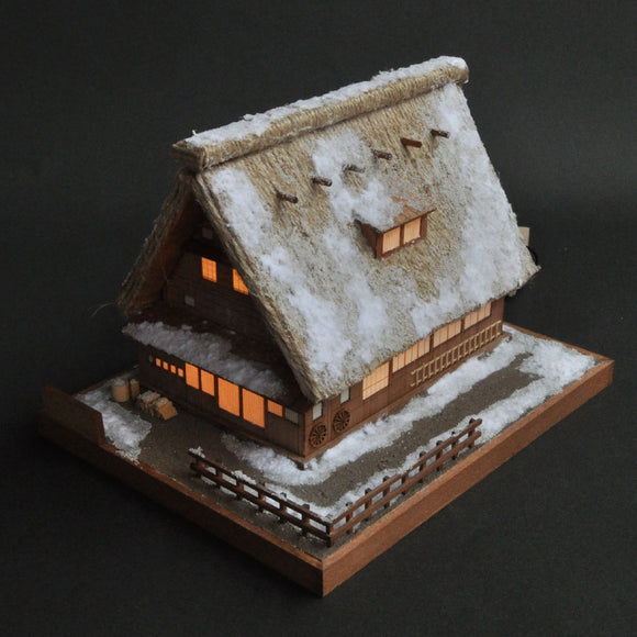 Gassho-Zukuri en la nieve: Toshio Ito Versión del producto terminado Sin escala