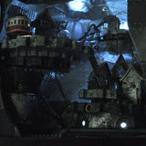 时钟中的蒸汽朋克小镇：班比尼 - 彩绘，非比例