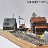 Scenery with Railway Crossing : Lion Model Sho Fujihira - Painted - 1:150 size