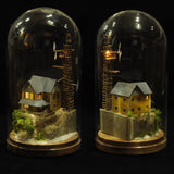 House with Windmill : Lion Model Sho Fujihira - Painted - 1:150 size