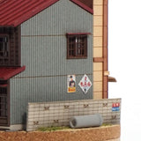 Signboard architecture (2 buildings) : Showa Romando diorama work 1:150 scale