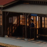 KAMI-KAMBAI Station (with tile roof) : Showa Romando diorama work 1:87 scale