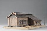 Single-track Wooden Locomotive Depot" : Sadashi Okakura, painted 1:80