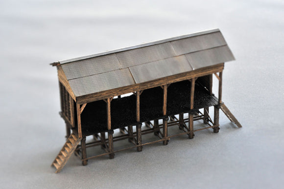 Hokkaido wind-powered charcoal table (Yagane): James Okakura, finished in paint 1:80