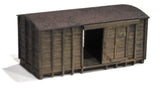 Miniature Structure Dharma Warehouse with frame : Yoshiaki Nishimura, painted 1:80