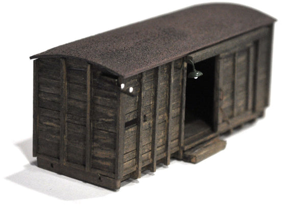 Estructura en miniatura Dharma Warehouse con marco: Yoshiaki Nishimura, pintado 1:80