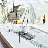 Soya Main Line Snow Scenery" N Scale Layout/Section : Yoshiaki Nishimura Pre-painted 1:150