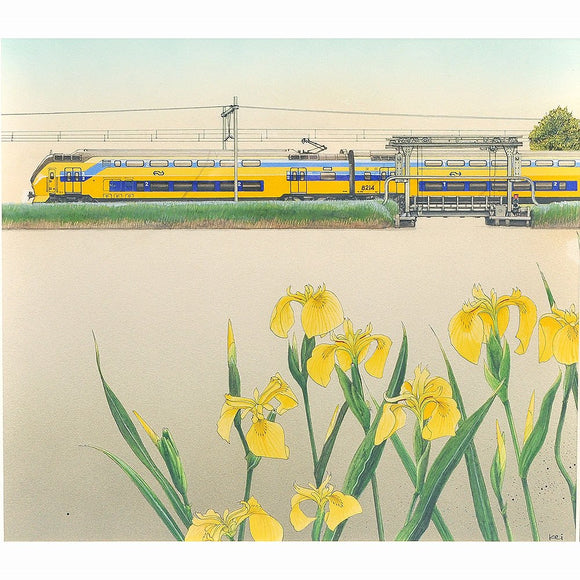 荷兰水边风景”：Yoshiaki Nishimura 插图