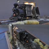 Swamp" (with car): Yoshiaki Nishimura diorama 1:45scale O Narrow