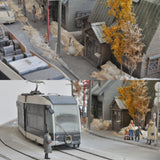 Sapporo City Tram Polaris] HO (HO) Layout Section: Yoshiaki Nishimura Finished product model 1:80