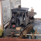 Coal scrap dumping site (included in the train) : Yoshiaki Nishimura, On30 layout section art work 1:48scale
