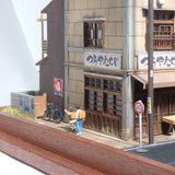 Japanese signboard architecture of three houses in succession 2 : Yoshiaki Nishimura HO display stand work 1:80scale