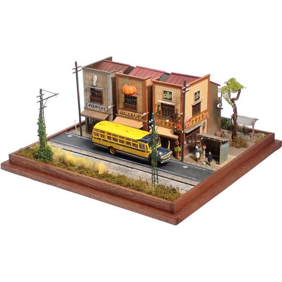 Japanese signboard architecture of three houses in succession 2 : Yoshiaki Nishimura HO display stand work 1:80scale