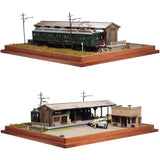Freight Train Home with Tokyu Freight Train 3041 : Yoshiaki Nishimura HO layout section diorama work 1:80scale