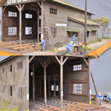 Wooden Double-track Garage : Yoichi Miyashita - Finished product 16.5mm Gauge 1:80