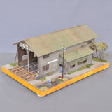Garaje de madera de dos vías: Yoichi Miyashita - Producto terminado, calibre 16,5 mm, escala 1:80