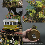 Tree House Line #7 "Hot Pepper Train and Green Tree House" : Yoshiaki Ishikawa - painted 1:150 size
