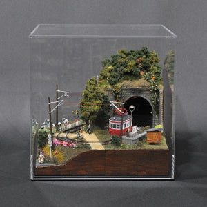 Mini Mini Layout #2 "Rural Station and Farm" : Yoshiaki Ishikawa, painted, 1:150 size