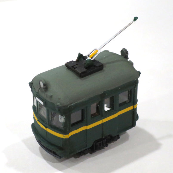 Self-propelled miniature train with built-in battery <Green/Yellow belt> Pole specification: Yoshiaki Ishikawa, complete painted N (1:150)