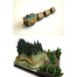 木曾森林铁路风格西洋镜：石川佳明 - 1:150 比例绘制