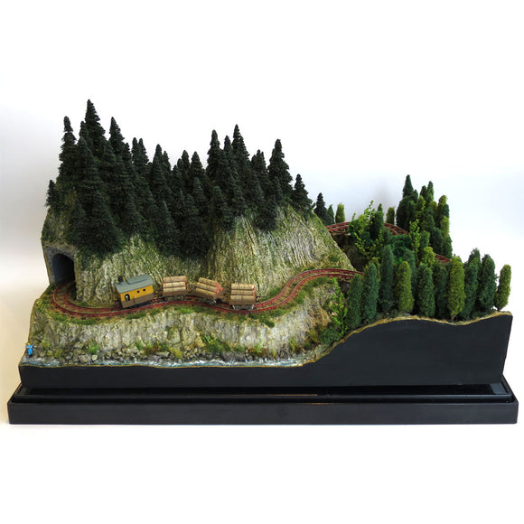 木曾森林铁路风格西洋镜：石川佳明 - 1:150 比例绘制