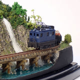 Daiso Case Layout #10 "Freight Train Runs A" : Yoshiaki Ishikawa Painted 1:150 scale