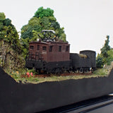 Daiso Case Layout #11 "Freight Train Runs B" : Yoshiaki Ishikawa Painted 1:150 scale