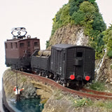 Daiso Case Layout #11 "Freight Train Runs B" : Yoshiaki Ishikawa Painted 1:150 scale