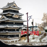 长野旅游场景 - 冬季风景：Yoshiaki Ishikawa - 全画 - 1:150 尺寸