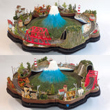 "Train runs, scenery turns!" : Yoshiaki Ishikawa, Diorama art work 1:150