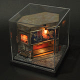 90mm cube miniature "Akebono-machi Showa-kan" : Taro, painted, Non-scale