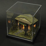 90mm cube miniature "Garden Ryotei Hyakudai" : Taro, painted, Non-scale