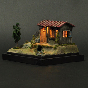 90mm cube miniature "Izakaya Torishu" : Taro - painted, Non-scale