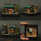 Miniatura cúbica de 90 mm "Cinema Street" : Taro, pintada, Sin escala