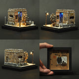 90mm cube miniature "Bar Lemon Heart" : Taro - painted, Non-scale