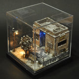 90mm cube miniature "Bar Lemon Heart" : Taro - painted, Non-scale
