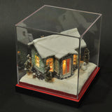 Miniatura cúbica de 90 mm "Casa de Papá Noel" : Taro - pintada, Sin escala