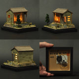 90mm cube miniature "Seasonal Cuisine Kusu" : Taro - painted, Non-scale