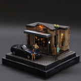 90mm cube miniature "JAZZ BAR 1" : Taro - painted, Non-scale