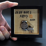 90mm 立方体微型“JAZZ BAR 1”：芋头 - 涂漆，无比例