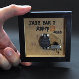 90mm cube miniature "JAZZ BAR 2" : Taro - painted, Non-scale